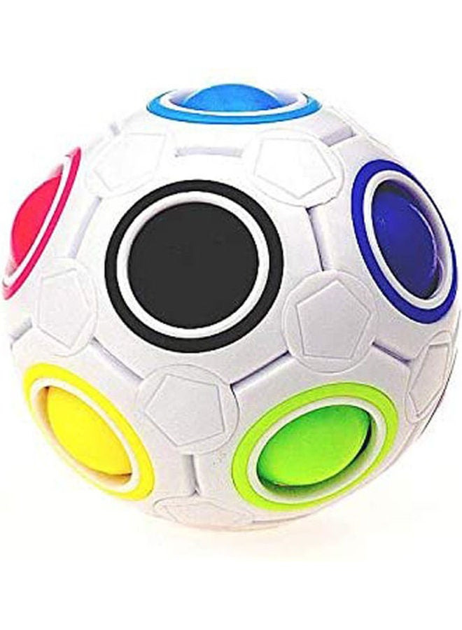 NIBEMINENT Rainbow Football Speed Puzzle Magic Cube Children Toy