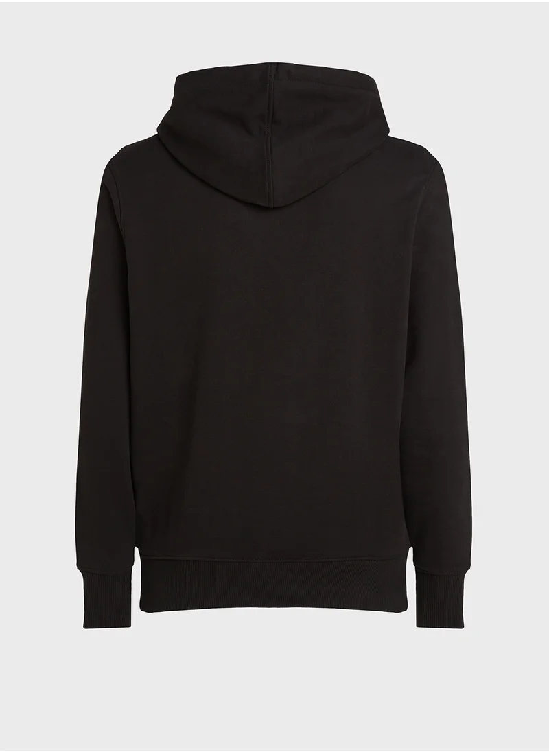كالفن كلاين جينز Distressed Monologo Hoodie