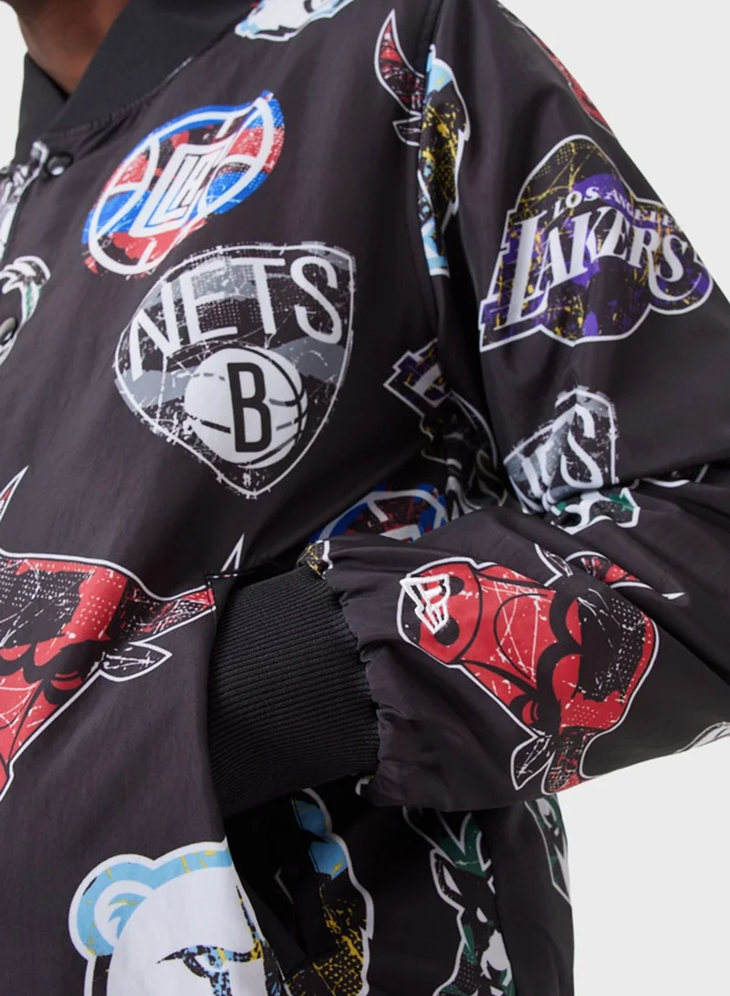 NEW ERA Team Logo Aop Bomber Jacket