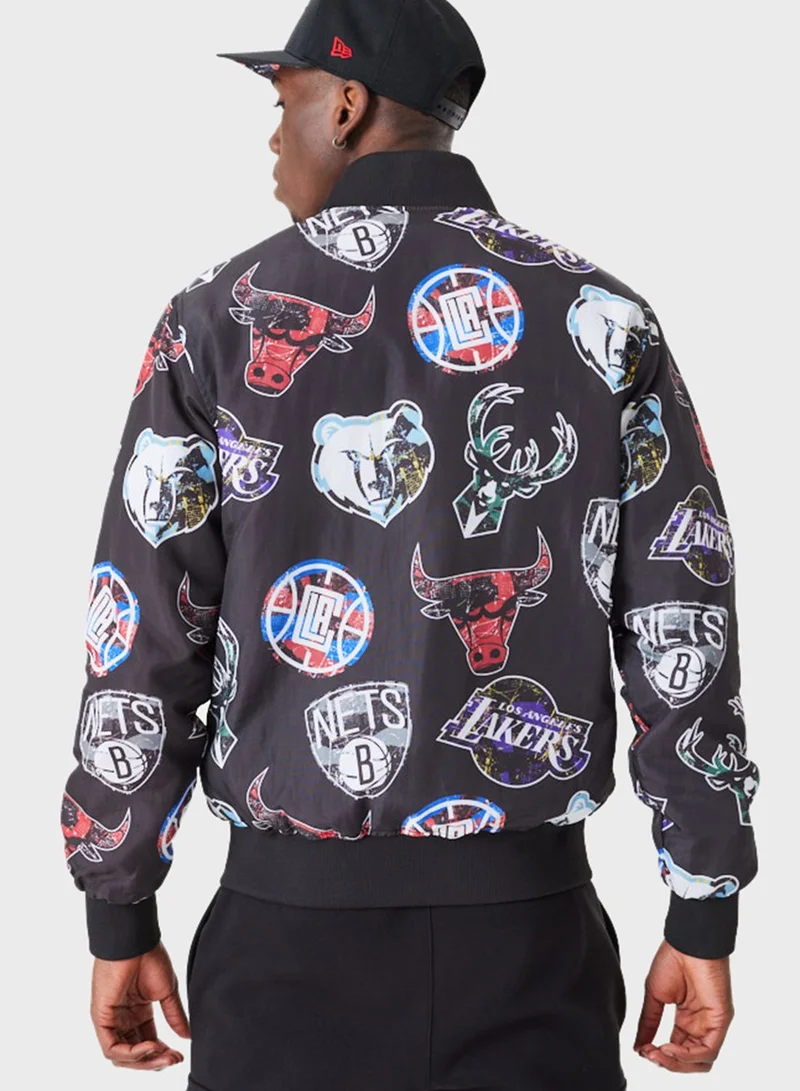 NEW ERA Team Logo Aop Bomber Jacket