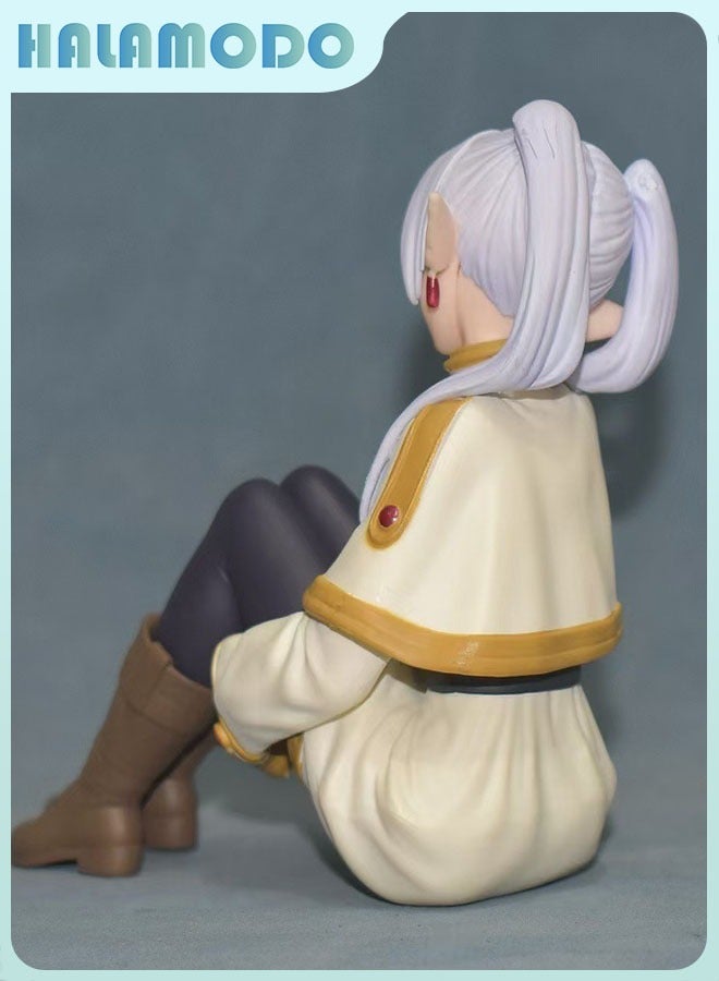 هالامودو الجني الساحر فريرين يجلس الأنيق مع شخصيات الرسوم المتحركة ، 11 سم سطح المكتب الديكور هدية - Image 4