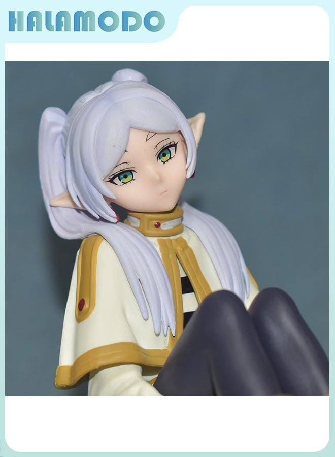 هالامودو الجني الساحر فريرين يجلس الأنيق مع شخصيات الرسوم المتحركة ، 11 سم سطح المكتب الديكور هدية - Image 3