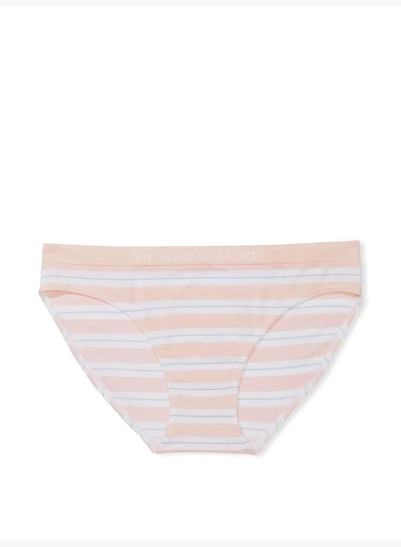 Victoria's Secret Seamless Striped Bikini Panty