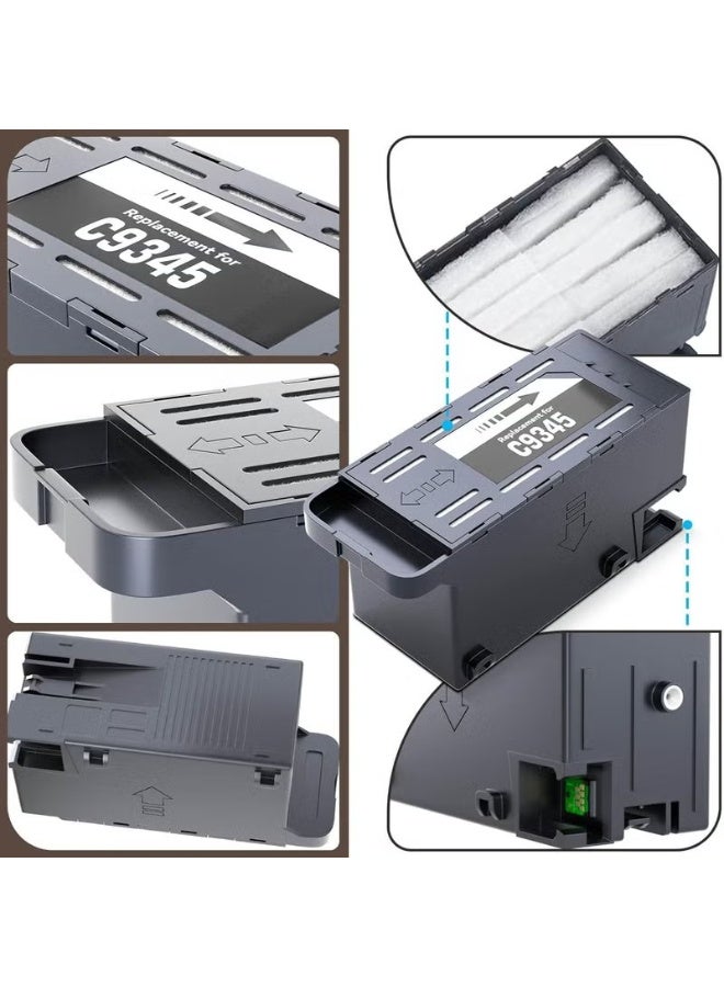 صندوق صيانة الحبر C9345 متوافق مع طابعة EcoTank Pro ET-5880 ET-5850 ET-5800 ET-16600 ET-16650 Workforce Pro WF-7820 WF-7840 ST-C8000 - Image 4