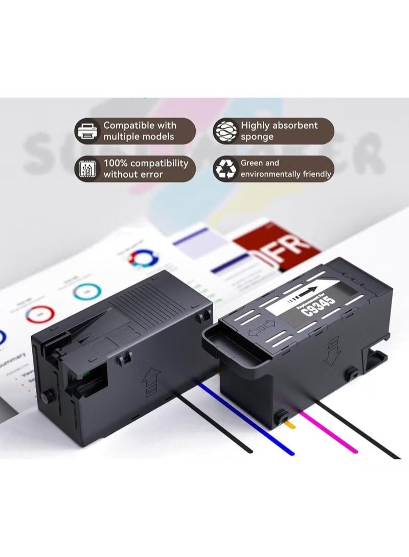 صندوق صيانة الحبر C9345 متوافق مع طابعة EcoTank Pro ET-5880 ET-5850 ET-5800 ET-16600 ET-16650 Workforce Pro WF-7820 WF-7840 ST-C8000 - Image 2