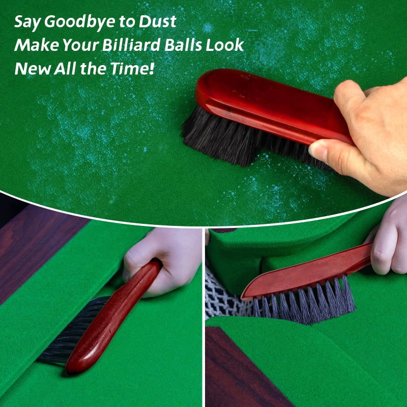 Adhafera Pool Table Brush For Felt  Billiard Brush Set With Soft Nylon Bristles  Durable Pool Table Accessories For Game Rooms  Home & Bar - Image 2