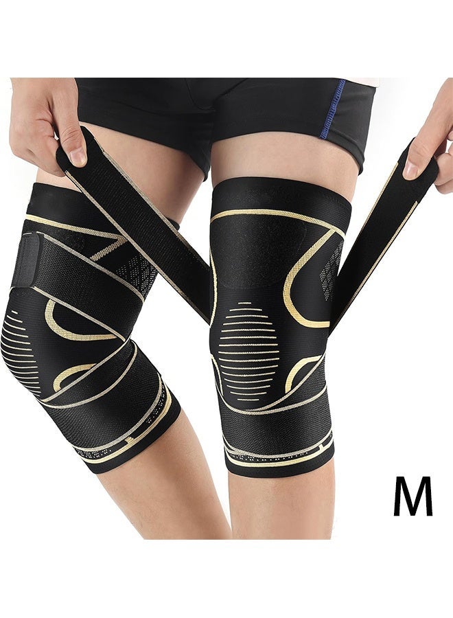 general Copper Knee Braces with Strap for Knee Pain Women and Men(2 Pack), Knee Compression Sleeve for Arthritis, ACL, Meniscus Tear, Joint Pain Relief, Knee Support for Working, Running, Weightlifting,M - Image 1