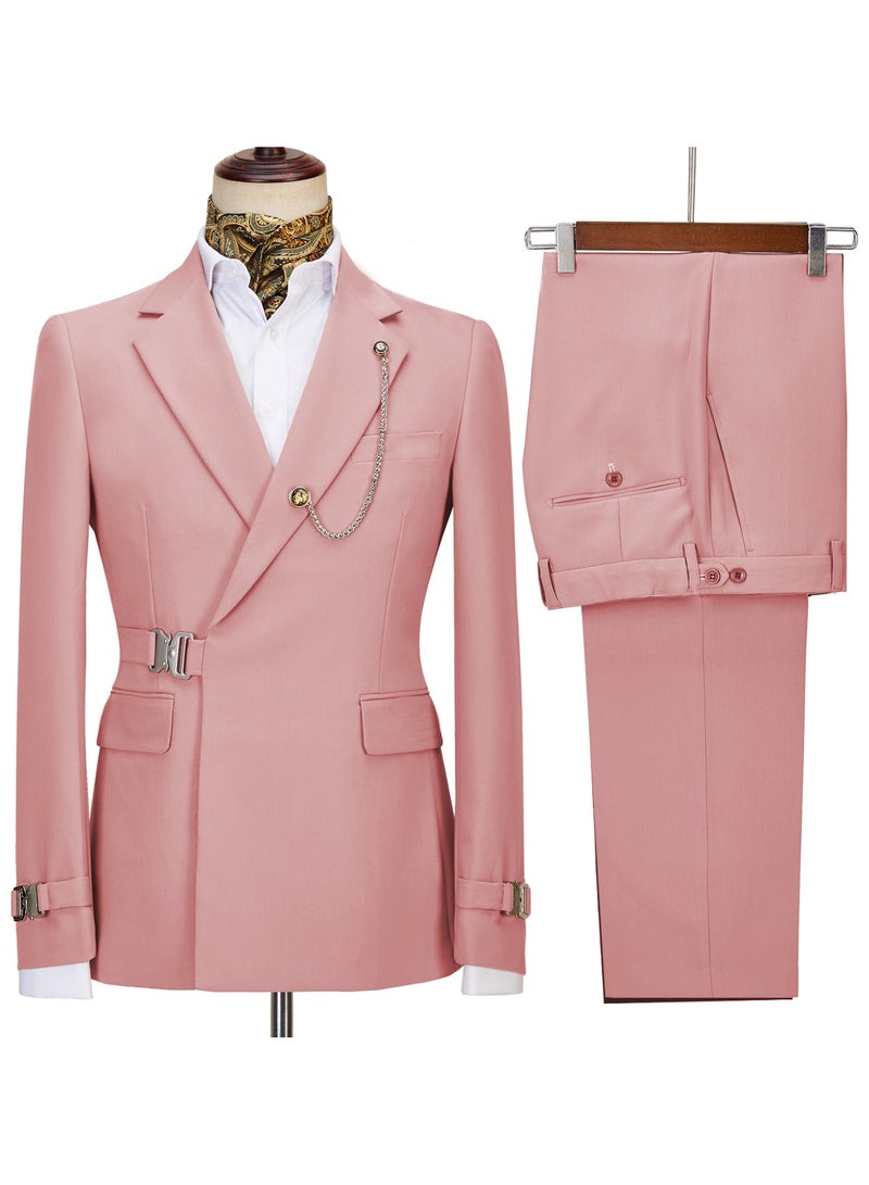 KUYING New Fashionable Men's Two-Piece Suit Set  - Image 1