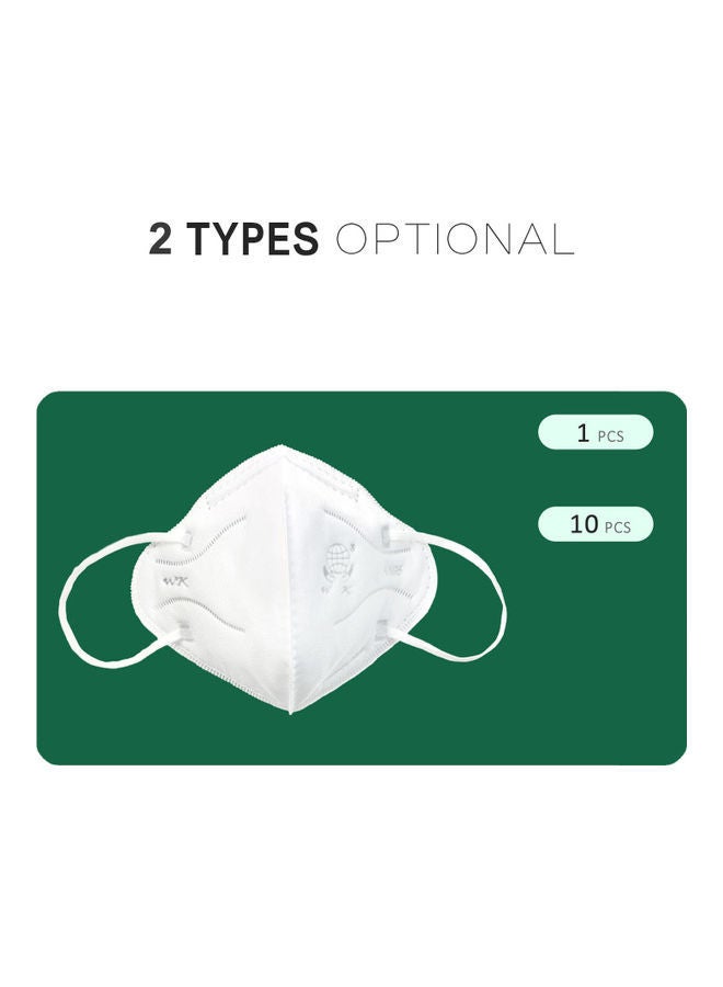 NIBEMINENT 10-Piece KN95 Respirator Non-Woven Fabrics Face Mask - Image 4