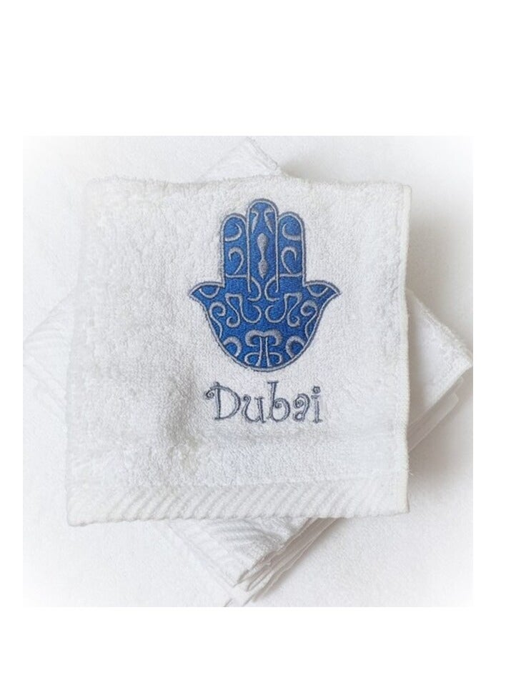 PROMASS Face Towel Hand of Fatima Dubai. Size: 30 x 30cm  - Image 3