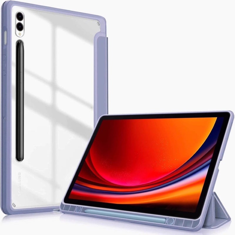 For Samsung Tabs9 Protective Case Tabs10Plus Protective Case Transparent Acrylic Flat Protective Case - Image 2