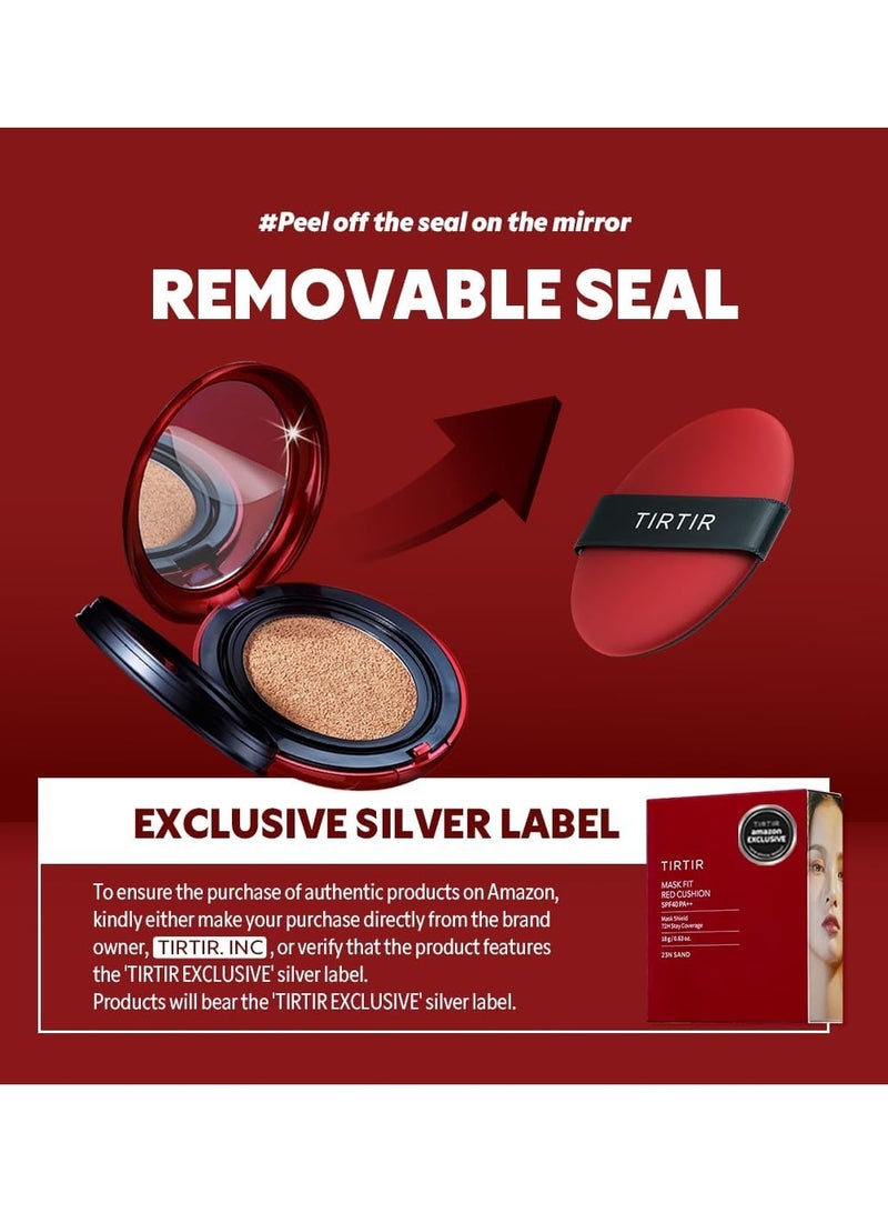 TIRTIR [MINI] MASK FIT RED MINI CUSHION 21C COOL IVORY (4.5 g) - Image 3