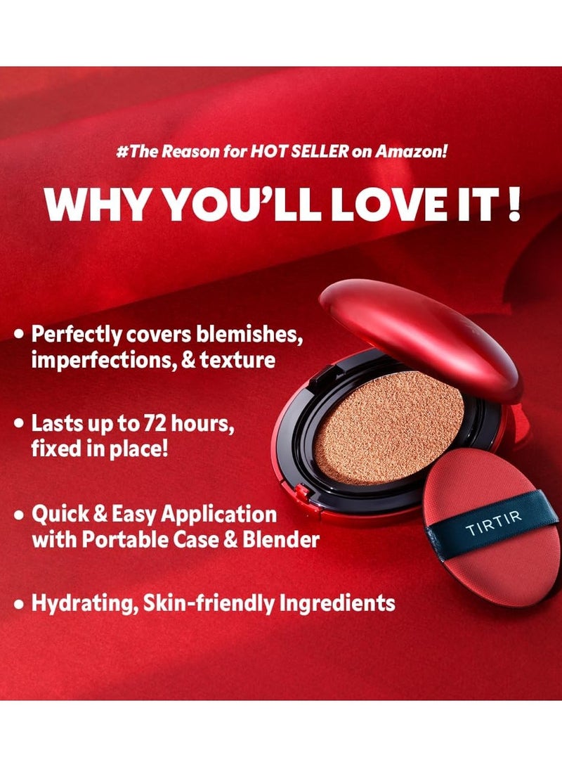 TIRTIR [MINI] MASK FIT RED MINI CUSHION 21C COOL IVORY (4.5 g) - Image 4