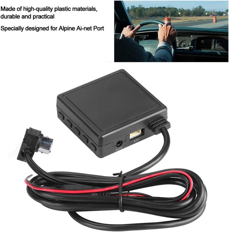 woobles Car Bluetooth Module,Car AUX Adapter USB 3.5mm Plug Music Receiver Cable Fit for JVC Alpine CD KS‑U58 PD100 U57 U29（19） - Image 2