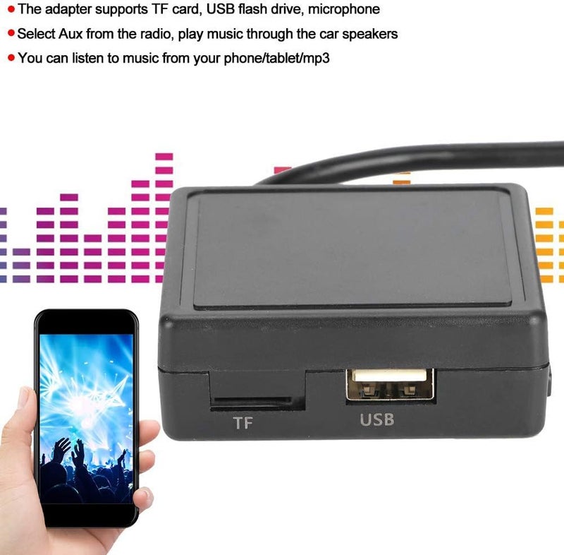 woobles Car Bluetooth Module,Car AUX Adapter USB 3.5mm Plug Music Receiver Cable Fit for JVC Alpine CD KS‑U58 PD100 U57 U29（19） - Image 3