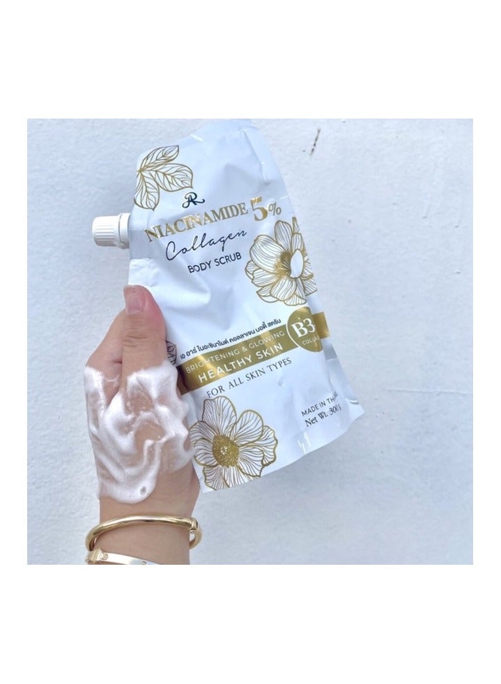 AR مقشر الجسم بالكولاجين 5% نياسيناميد 300 جرام مصنوع في تايلاند - Image 1