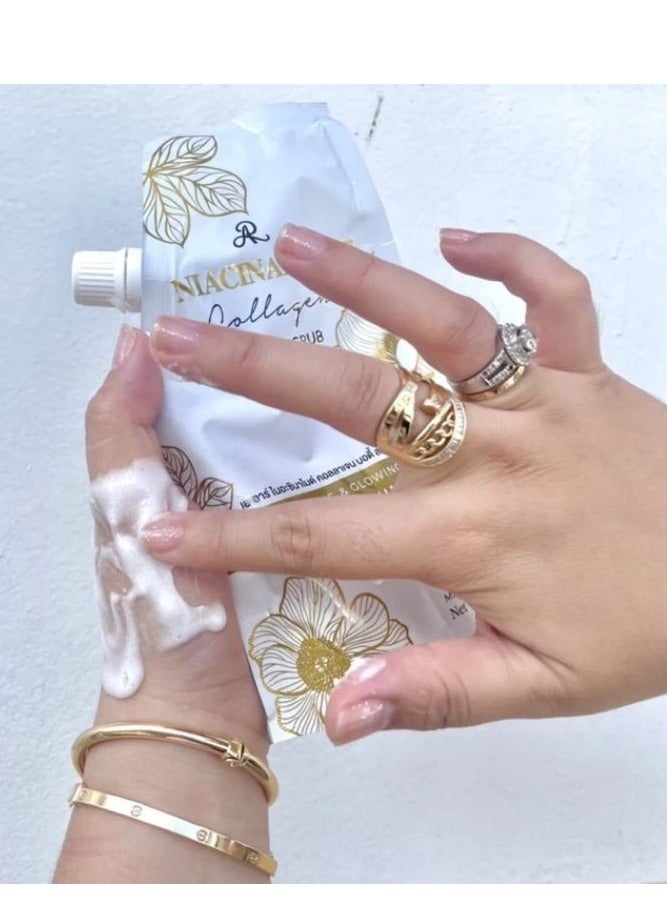 AR مقشر الجسم بالكولاجين 5% نياسيناميد 300 جرام مصنوع في تايلاند - Image 2