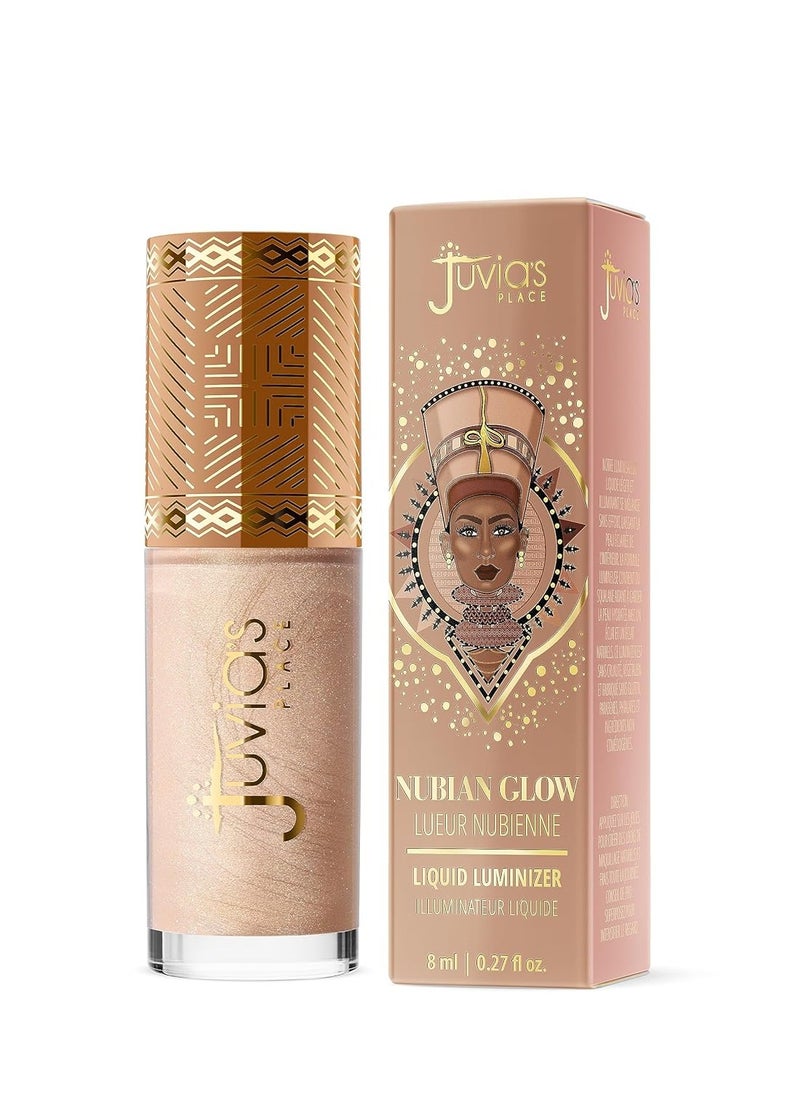Juvia's - Juvia's Place Nubian Glow Liquid Luminizer - Star Struck, Radiant Highlighter Makeup Glowy Tint Daily Dewy Luminous Beauty Creamy Bronzing Skincare Radiating Brightening Natural Shine Face & Cheeks - Image 1