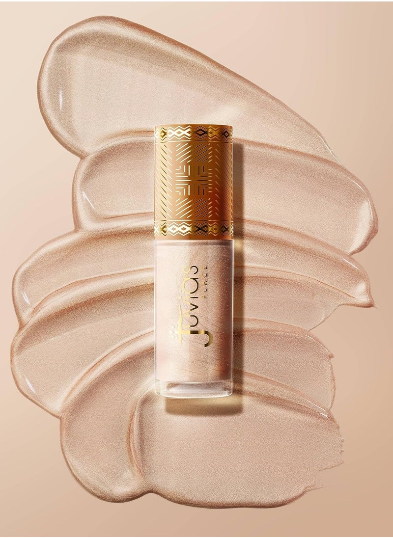 Juvia's - Juvia's Place Nubian Glow Liquid Luminizer - Star Struck, Radiant Highlighter Makeup Glowy Tint Daily Dewy Luminous Beauty Creamy Bronzing Skincare Radiating Brightening Natural Shine Face & Cheeks - Image 1