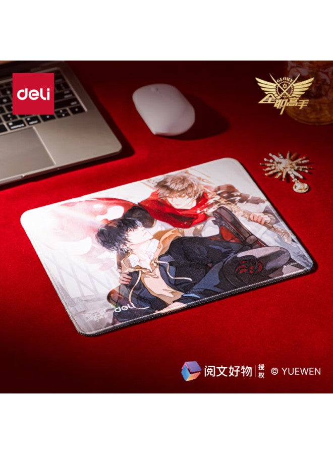 Deli The King's Avatar Collaboration Mouse Pad Licensed By Yuewen Office Study Cartoon Anime Mouse Pad Mirror Twin Design Qz451 - Image 1