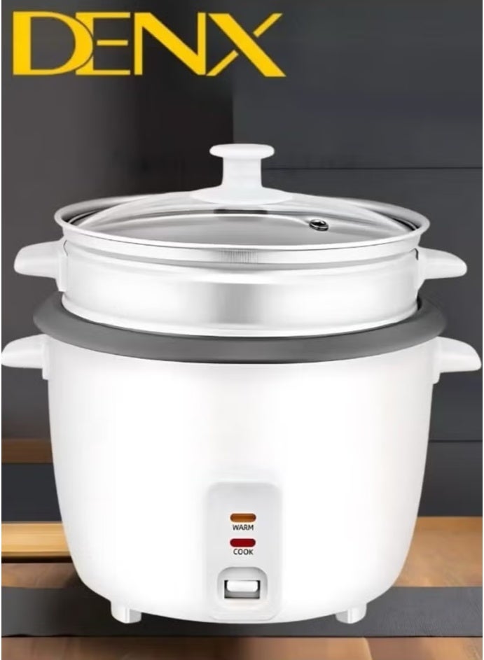 دينكس طباخ أرز كهربائي ذكي 350 واط، سعة 0.6 لتر، موفر للطاقة وسهل الاستخدام، للطهي، والحفاظ على الطعام دافئًا، وتحضير الحساء، DX2085 - Image 4