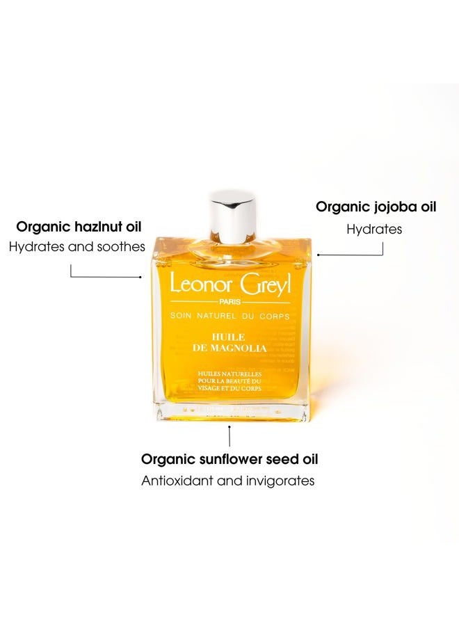 Leonor Greyl Paris Huile De Magnolia by Leonor Greyl - Beauty Enhancing Natural Oils For Face And Body. 97% Natural Ingredients. Vegan. 3.2 oz Made in France. - Image 4