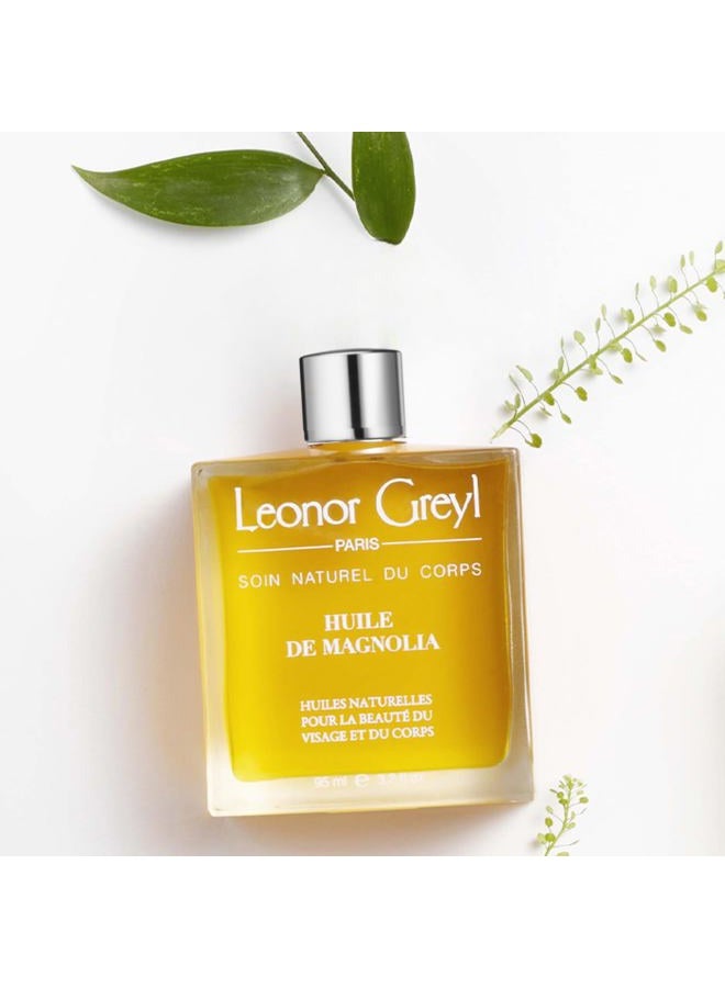 Leonor Greyl Paris Huile De Magnolia by Leonor Greyl - Beauty Enhancing Natural Oils For Face And Body. 97% Natural Ingredients. Vegan. 3.2 oz Made in France. - Image 2