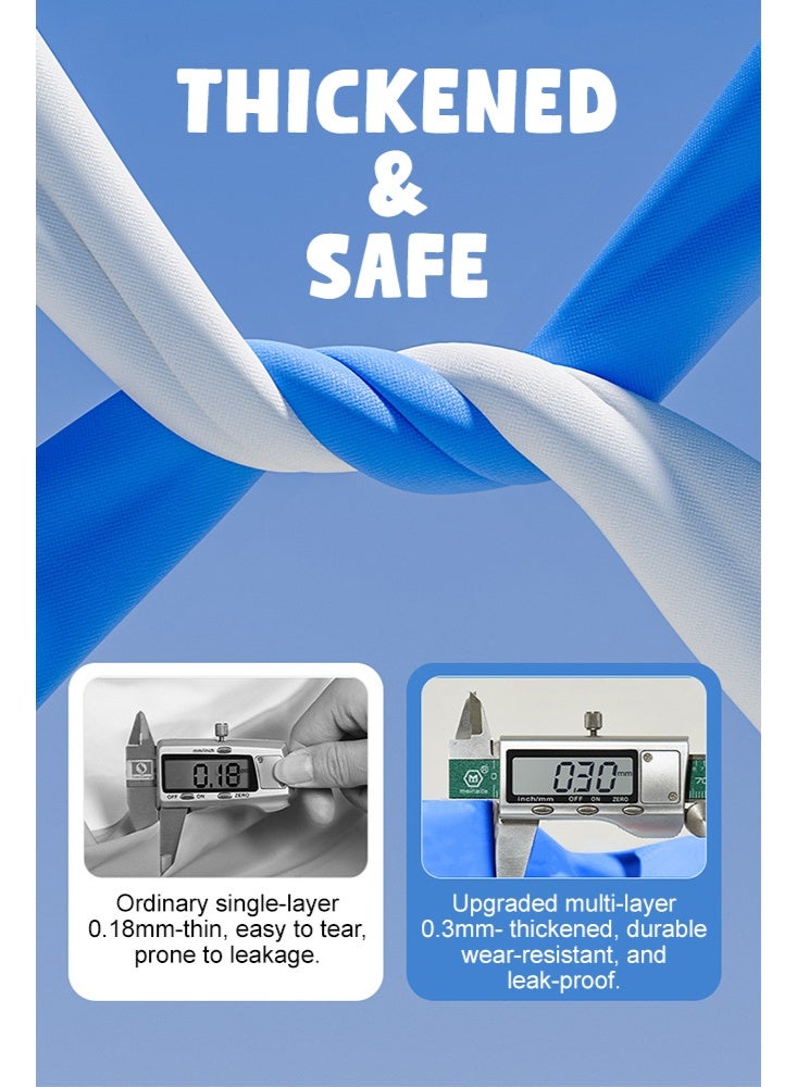 سولاكان حمام سباحة عائلي كبير قابل للنفخ من SOLERCONM مع مظلة ومساند ظهر ومقاعد – حوض سباحة متين من PVC سميك للأطفال والكبار، مقاس 118×69×23 بوصة، باللون الأزرق الداكن – مثالي للفناء الخلفي والأنشطة الخارجية - Image 4