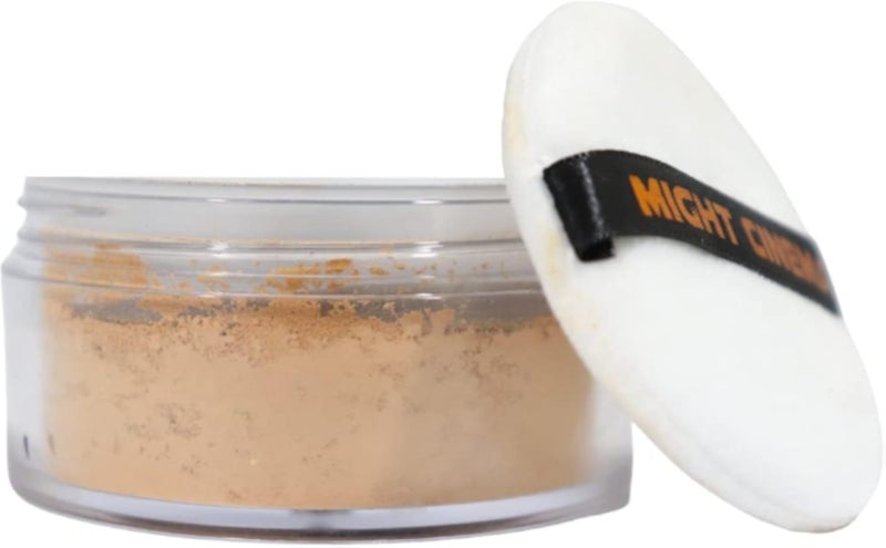 بودرة سائبة من مايت سينما بلمسة نهائية مطفية مع إسفنجة - 104