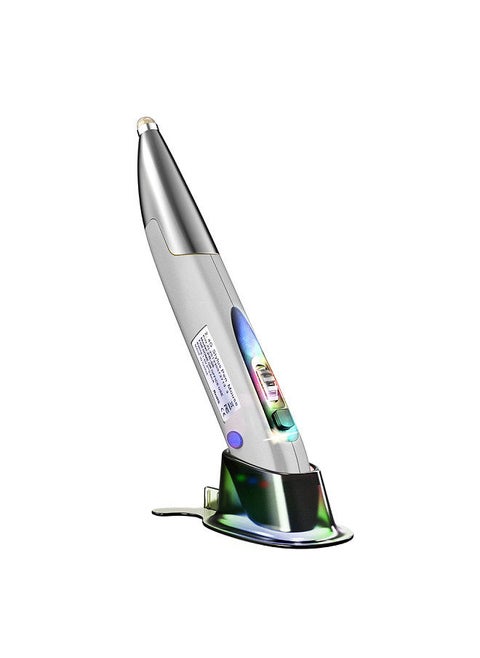 2.4GHz Optical Pen Mouse Left & Right Hands Rechargeable Wireless Optical Pocket Pen Mouse Wireless Dual Right Keys Grey