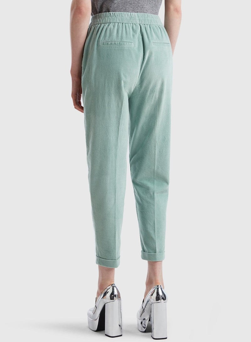 يونايتد كولورز أوف بينتيون تشينو مخمل بخصر مطاطي - Image 2