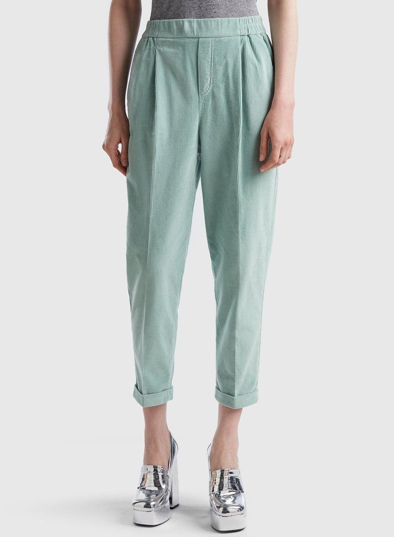 يونايتد كولورز أوف بينتيون تشينو مخمل بخصر مطاطي - Image 1