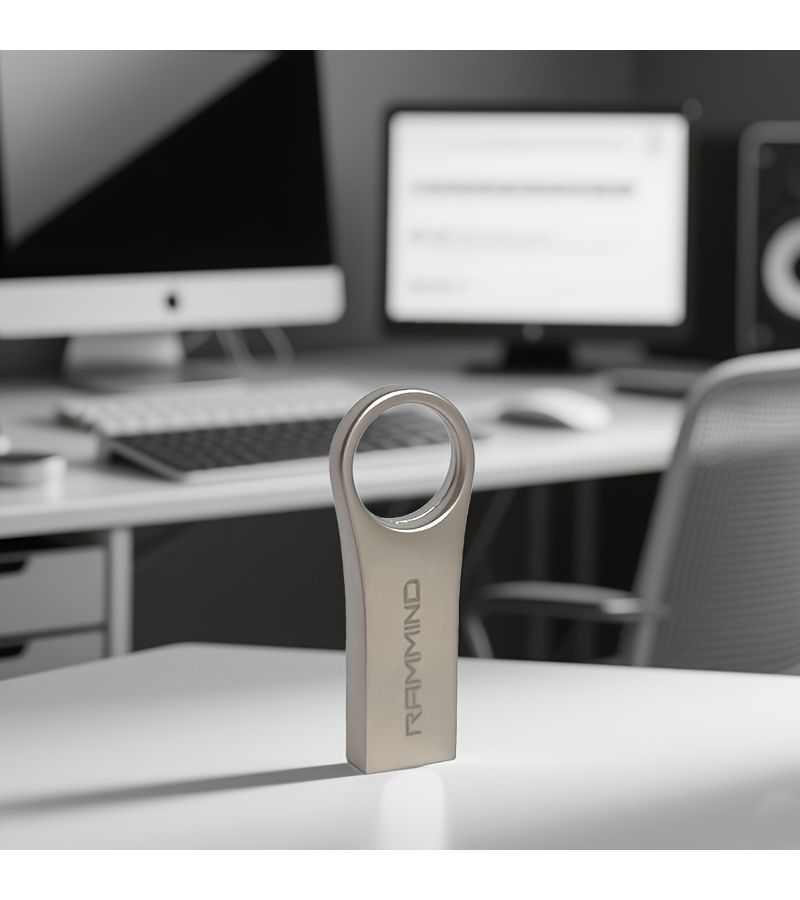 محرك أقراص USB محمول OP Gold USB 2.0 سعة 128 جيجابايت، معدني بقلم للكمبيوتر الشخصي واللابتوب وصوتيات السيارة والألعاب - Image 3