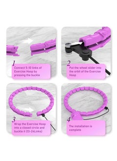General Intelligent Detachable Hula Hoop Fitness Hula Hoop Reducing Abdominal Hula Hoop With 360°Auto-Spinning Ball  - Image 3