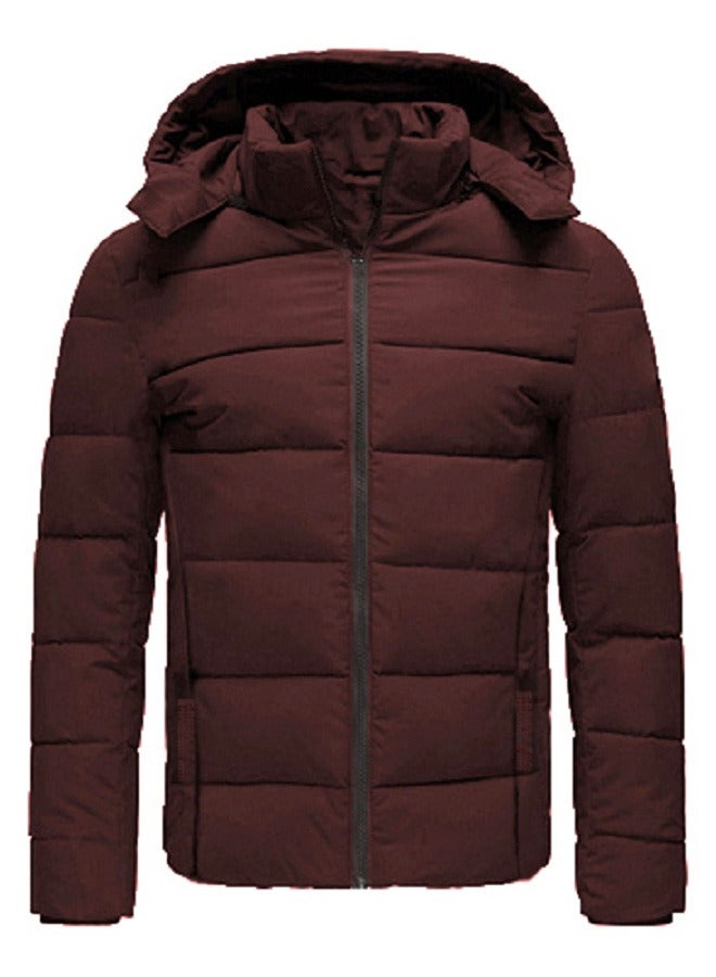 general Puffer Zipped Jacket With Removable Hood - Image 2