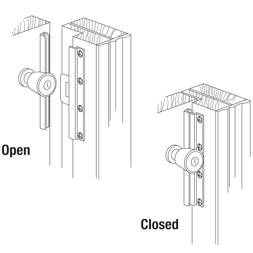 Prime-Line U 9513 12 In. Gray Painted Steel Constructed Latch Shield, For Swing-In Doors (Single Pack) - Image 2