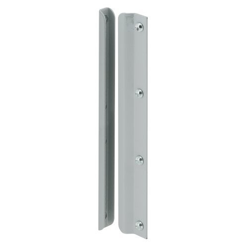 Prime-Line U 9513 12 In. Gray Painted Steel Constructed Latch Shield, For Swing-In Doors (Single Pack) - Image 1