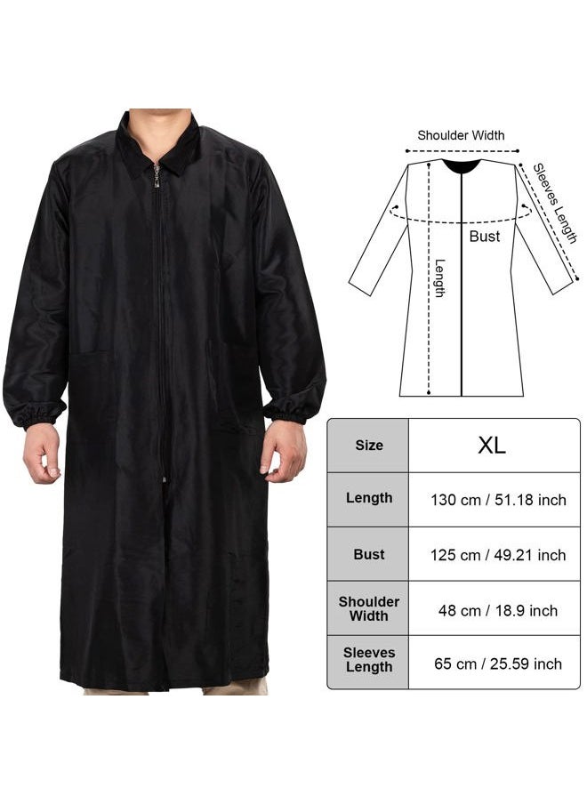 Noverlife - Pet Grooming Jacket with Full Zipper & Pockets, XL Size, Lightweight Hair Repellent Pet Groomer Smock Workwear for Long Sleeves - Image 1