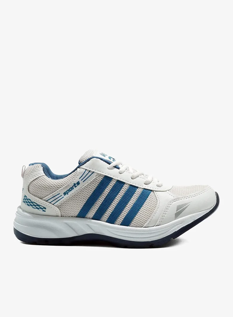 Asian White Slate Blue Sports Running Shoes for Men