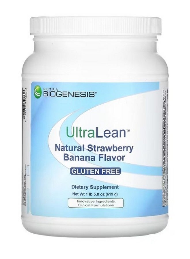 Nutra BioGenesis UltraLean Natural Strawberry Banana 1 lb 5.8 oz 619 g - Image 1