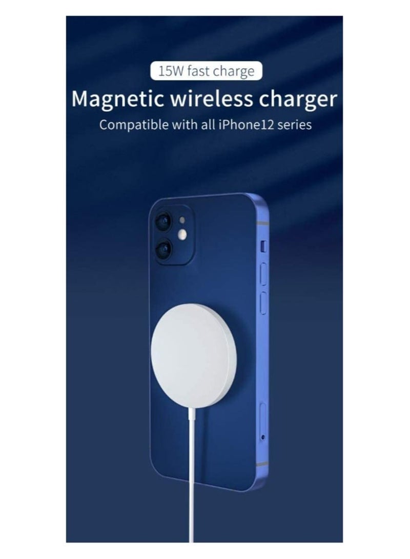 Phone Planet Magnetic Wireless Charger for Apple iPhone 12 Pro Max/12 Pro/12/12 Mini and Airpods - Image 1