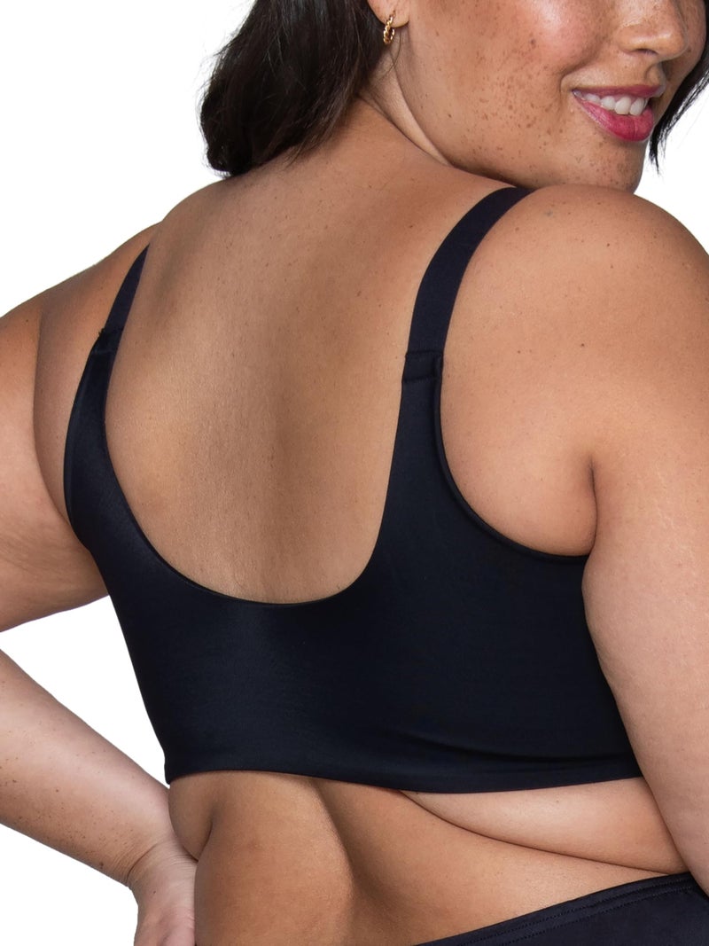 Vanity Fair Women's Front Closure Bra with No-Poke Underwire (34B-44DDD),Full Figure - Black,36C - Image 3