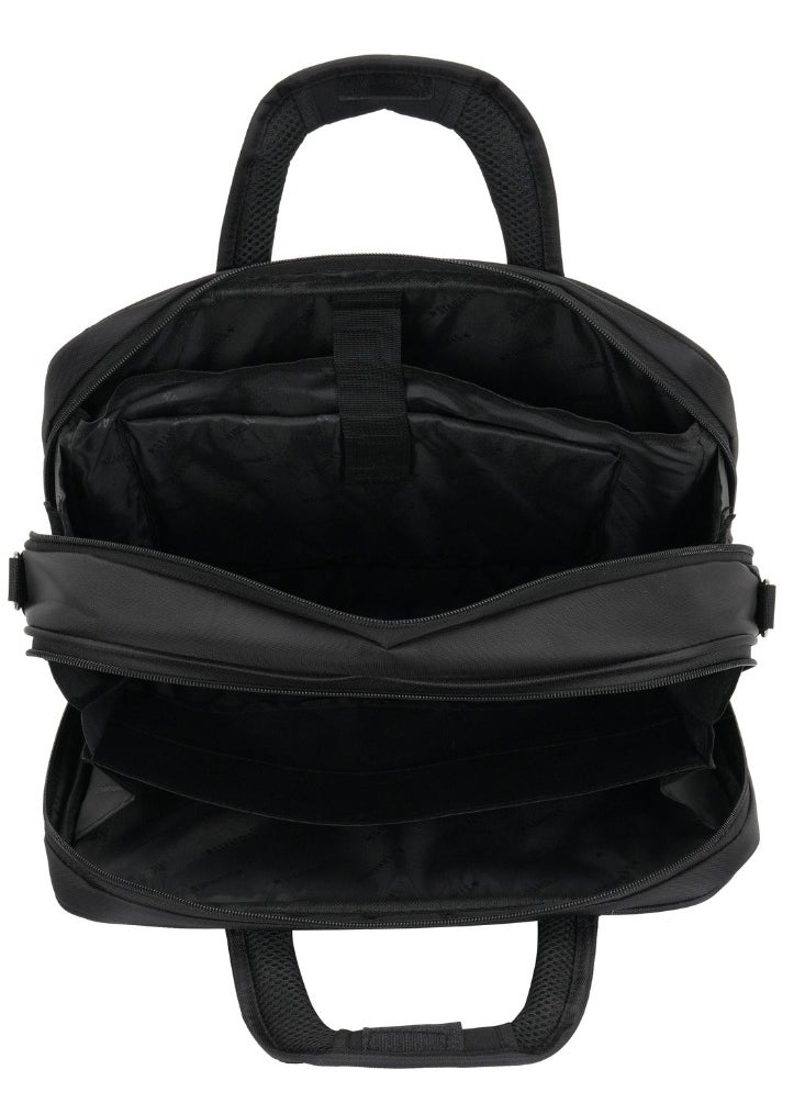Stargold Laptop Bag, Premium 15.6" Business Briefcase With Multiple Compartments, Padded Shoulder Strap, And Water-Resistant Material, Black  - Image 5