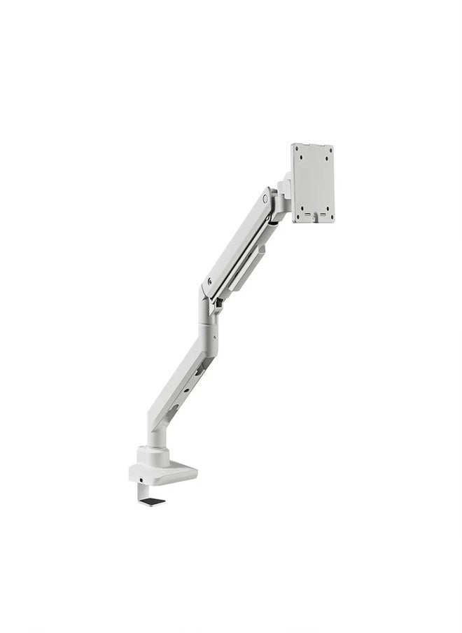 Skill Tech SH69 C012 UCB Desk-Mounted Heavy-Duty Gas Spring Monitor Arm with USB-A/USB-C Ports for 17"-49" Screens, VESA 100x100mm, 20kg Load Capacity – Black  - Image 1