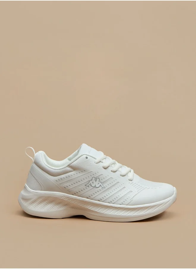 Kappa Women's Textured Sports Shoes with Lace-Up Closure