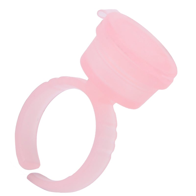 100pcs Tattoo Ink Rings Cups Pigment Holder Eyebrow Eyelash Extension Microblading Accessories - Image 2