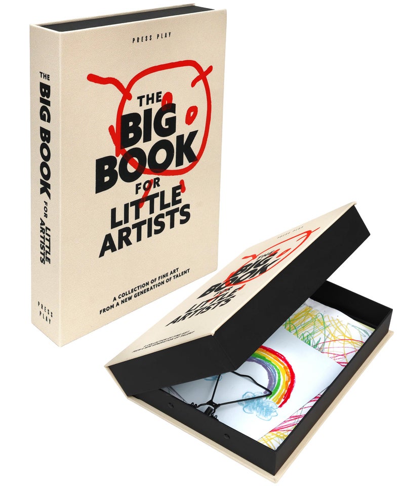 Suck UK Kids Artwork Album Big Book for Little Artists Childrens Art Portfolio Artwork Display Coffee Table Decor Kids Drawing Storage Art Book Memory Keepsake Gifts Drawing Album - Image 2