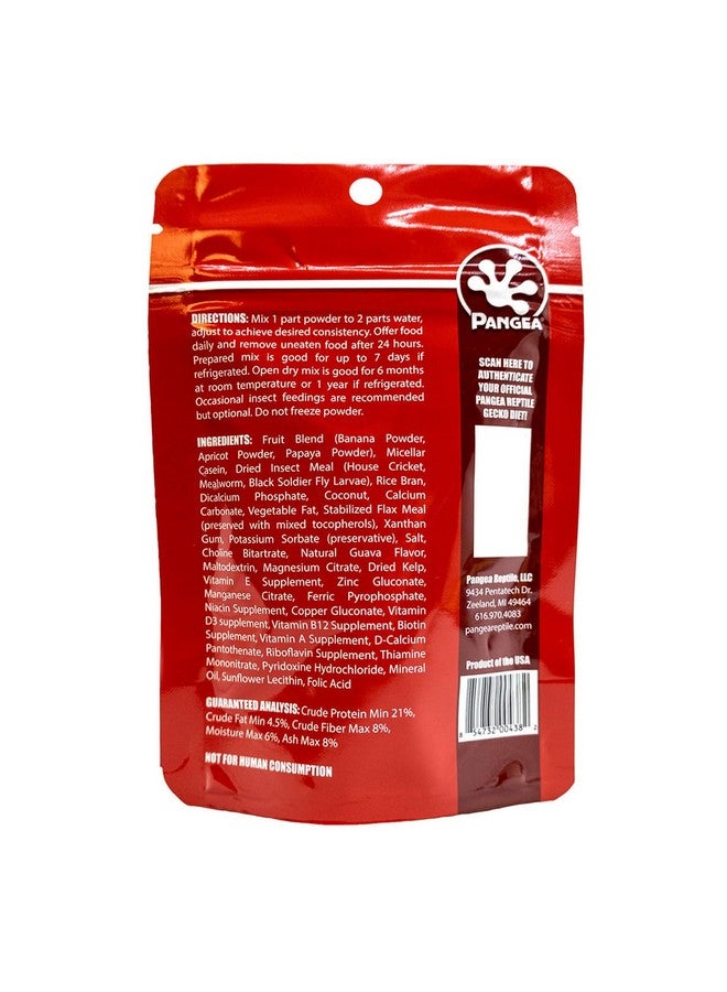 Pangea Pangea Fruit Mix with Insects Crested Gecko Complete Diet 2 oz  - Image 2