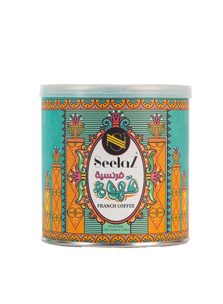 Seelaz French Coffee, Flavored Turkish Coffee, 100% Arabica, Finely Ground, No Added Sugar, 200g