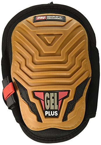 McGuire-Nicholas Knee Pads, Gel and Rubber Shell Knee Pads for Work, Black/Yellow, 22384 - Image 1